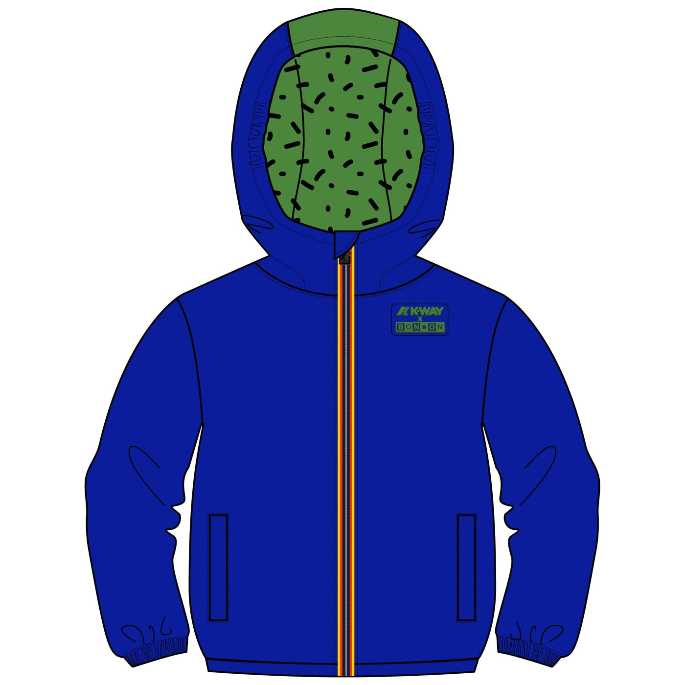 LE VRAI 3.0 CLAUDE ORSETTO BONTON - Jackets - Mid - UNISEX - BLUE ROYAL MARINE-GREEN MD