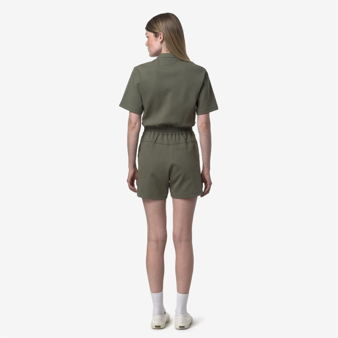 ODET INTERLOCK - Sport Suits - TRACKSUIT - WOMAN - GREEN LICHEN