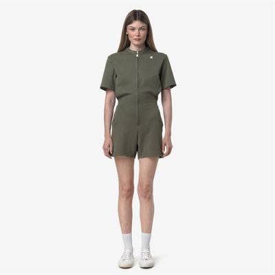 ODET INTERLOCK - Sport Suits - TRACKSUIT - WOMAN - GREEN LICHEN