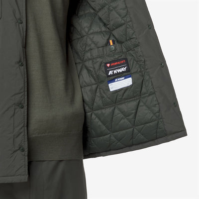 UMBERT PLAIN WARM - Jackets - Short - MAN - GREEN BLACKISH
