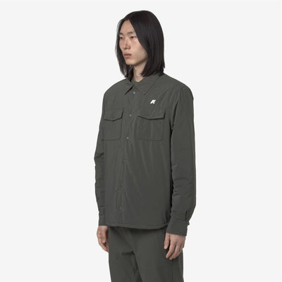 UMBERT PLAIN WARM - Jackets - Short - MAN - GREEN BLACKISH