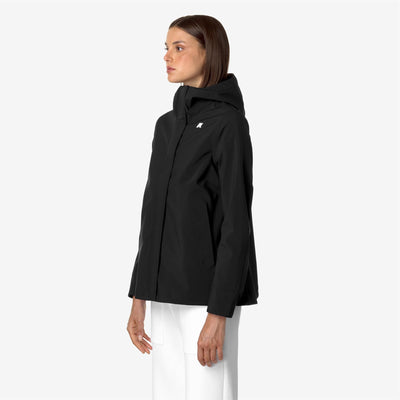MADALINA BONDED - Jackets - Mid - WOMAN - BLACK-BLUE DEPTH