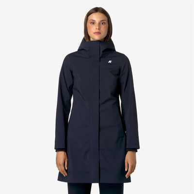 STEPHY BONDED - Jackets - 3/4 LENGTH - WOMAN - BLUE DEPTH-BLUE DEPTH