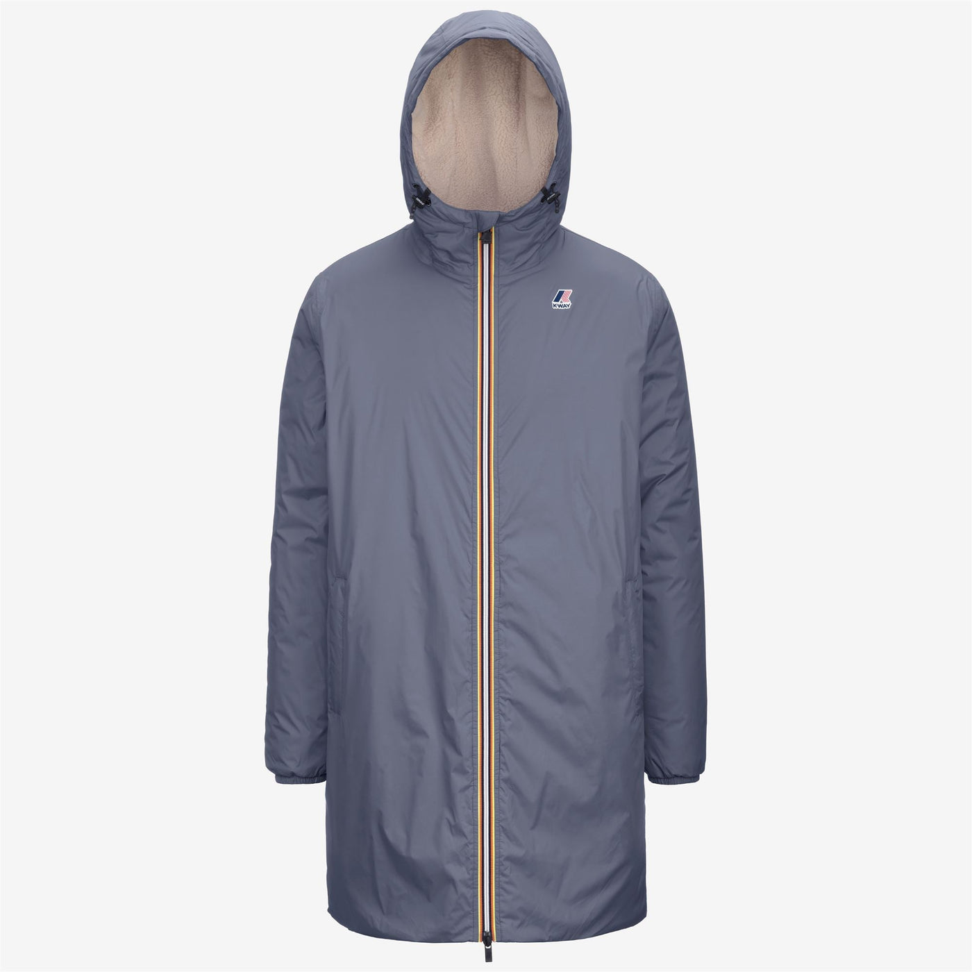 Le Vrai 3.0 Eiffel Orsetto - Jackets - 3/4 LENGTH - UNISEX - GREY BLUE AVIO