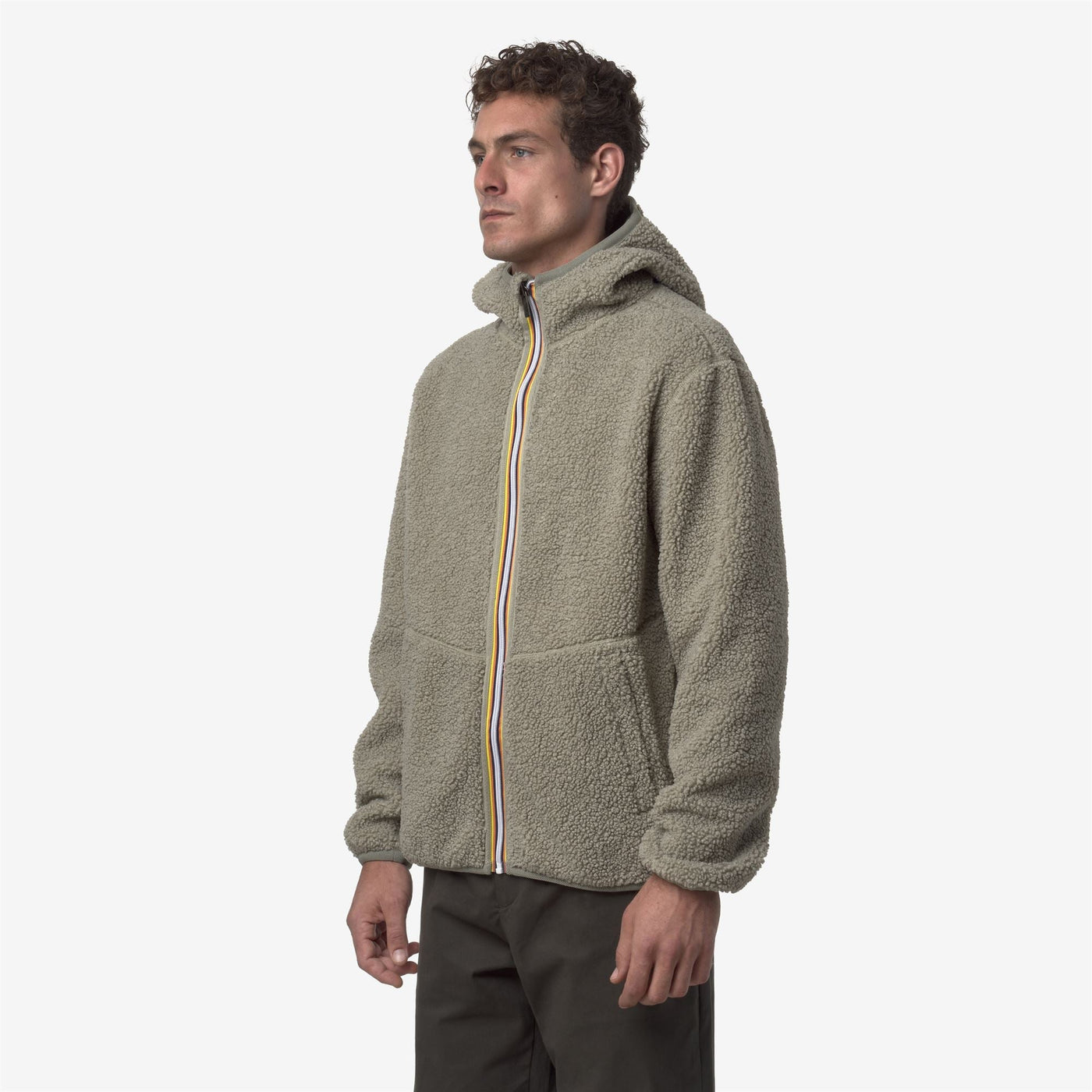 JACK SHERPA POLAR REVERSIBLE - Fleece - Jacket - MAN - Green Oak-Green Oak