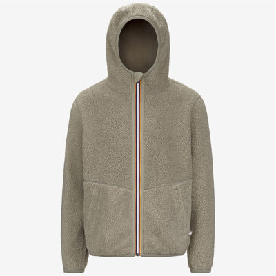 JACK SHERPA POLAR REVERSIBLE - Fleece - Jacket - MAN - Green Oak-Green Oak