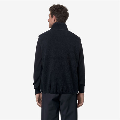 YANNICK SHERPA POLAR REVERSIBLE - Fleece - Vest - MAN - Blue Depth-Blue Depth