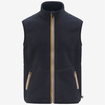 YANNICK SHERPA POLAR REVERSIBLE - Fleece - Vest - MAN - Blue Depth-Blue Depth