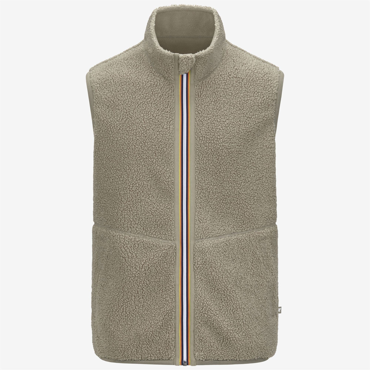 YANNICK SHERPA POLAR REVERSIBLE - Fleece - Vest - MAN - Green Oak-Green Oak