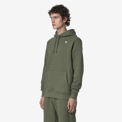 BARNIE FRENCH TERRY - Fleece - Jumper - MAN - GREEN LICHEN