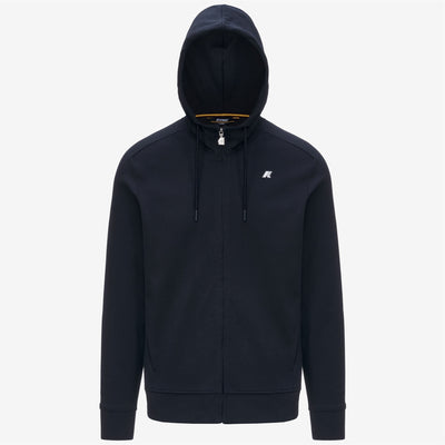 ANTON INTERLOCK - Fleece - Jacket - MAN - BLUE DEPTH