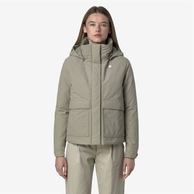KALI WARM COTTON NYLON - Jackets - Short - WOMAN - Green Oak