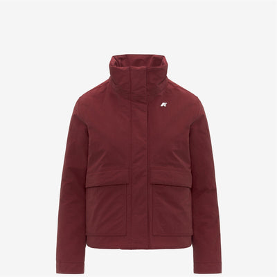 KALI WARM COTTON NYLON - Jackets - Short - WOMAN - Red Syrah