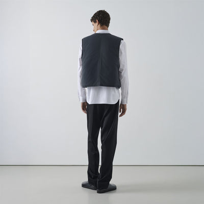 WES PADDED SOEUR - Jackets - Vest - UNISEX - Black Sand-Brown Coffee
