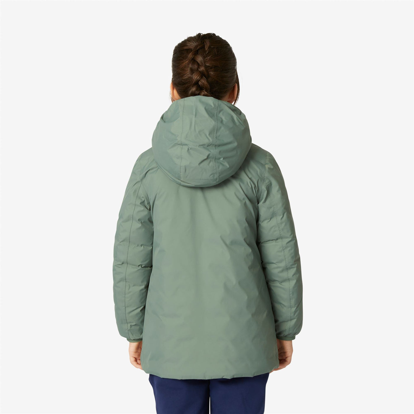 P. SOPHIE THERMO PLUS.2 REVERSIBLE - Jackets - Mid - GIRL - GREEN LAUREL-VIOLET LAVENDER