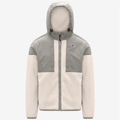 SAMSON 4.0 ORSETTO - Fleece - Hoodie Full Zip - UNISEX - Green Oak-Ecru