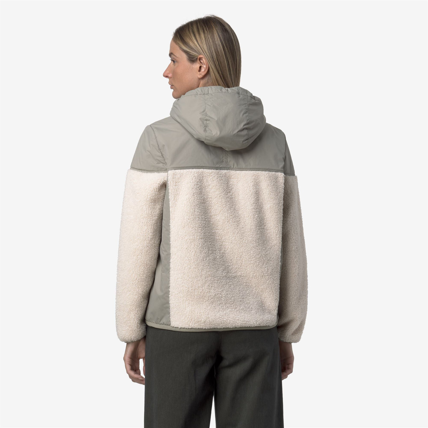 SAMSON 4.0 ORSETTO - Fleece - Hoodie Full Zip - UNISEX - Green Oak-Ecru