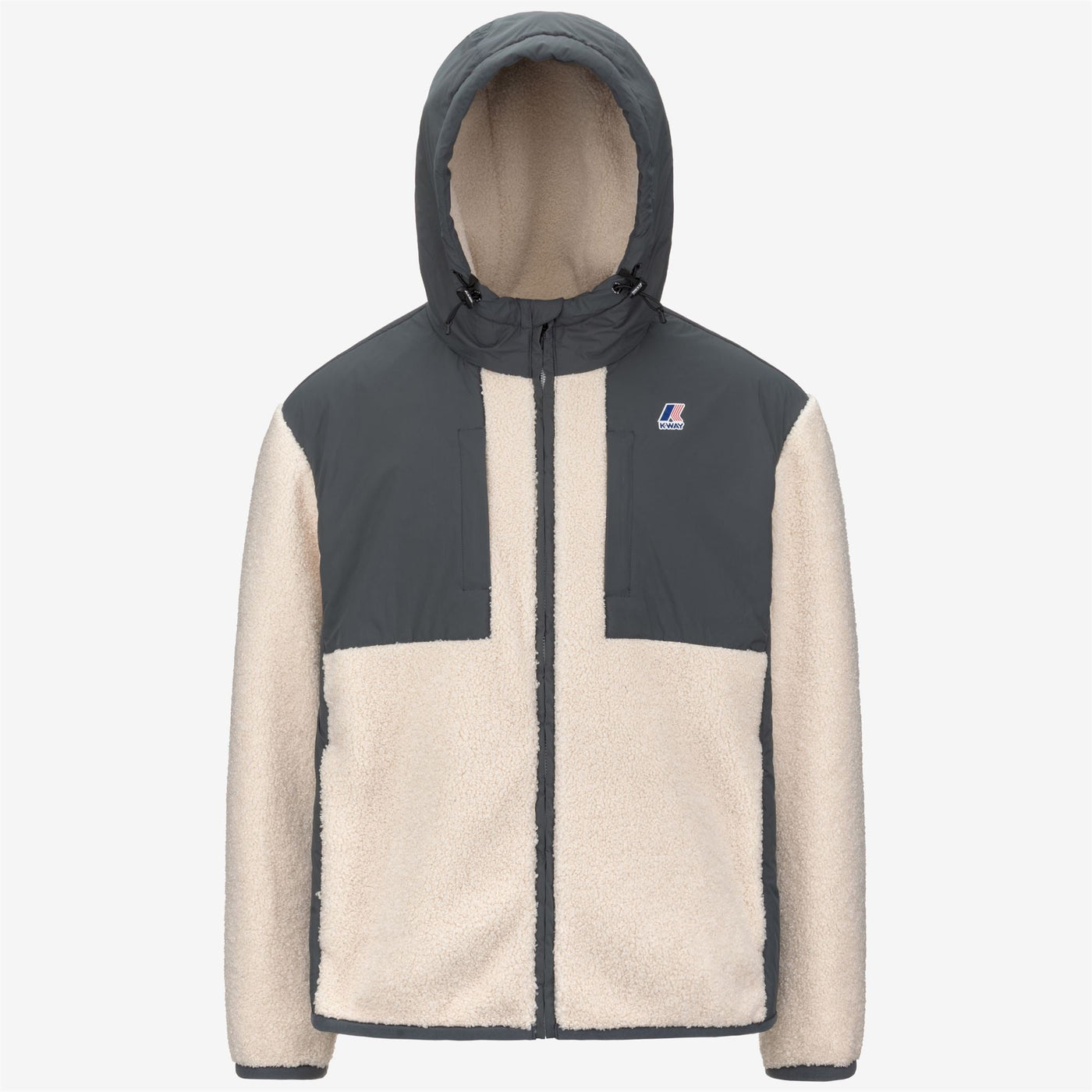 SAMSON 4.0 ORSETTO - Fleece - Hoodie Full Zip - UNISEX - Grey Shadow Dk-Ecru