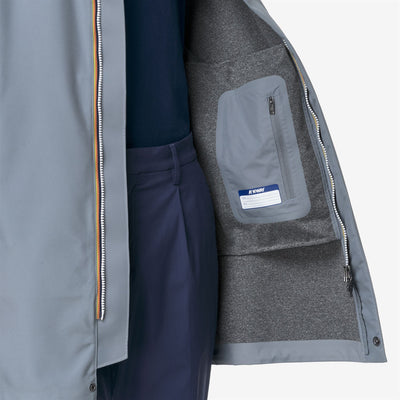 TOMMY BONDED JERSEY - Jackets - 3/4 LENGTH - MAN - GREY MD