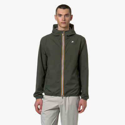 JACK STRETCH DOT - Jackets - Short - MAN - GREEN BLACKISH