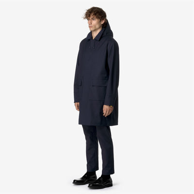 POIROL TECH WOOL BLEND - Jackets - 3/4 LENGTH - MAN - BLUE DEPTH