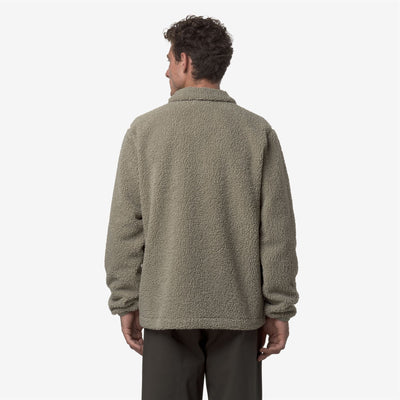 CAMERON SHERPA POLAR - Fleece - Jacket - MAN - Green Oak-Green Oak