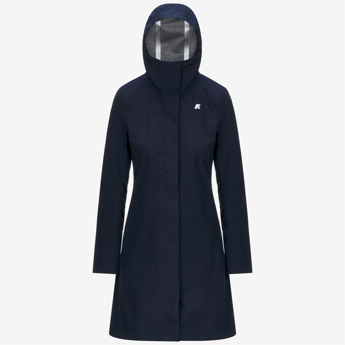 STEPHY BONDED JERSEY - Jackets - 3/4 LENGTH - WOMAN - BLUE DEPTH