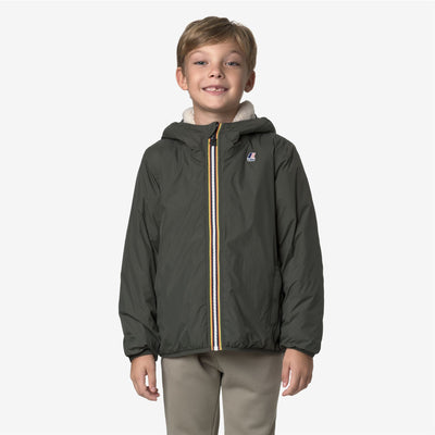 P. LE VRAI 4.0 CLAUDE ORSETTO - Jackets - Mid - KID UNISEX - GREEN BLACKISH