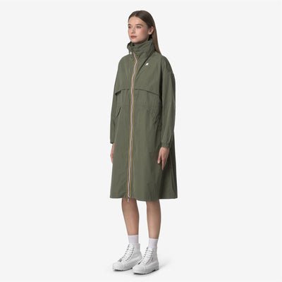 AUBE MEMORY TOUCH - Jackets - Long - WOMAN - GREEN LICHEN