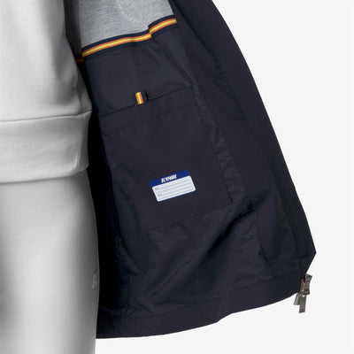 SOPHIE STRETCH POLY JERSEY - Jackets - Mid - WOMAN - BLUE DEPTH