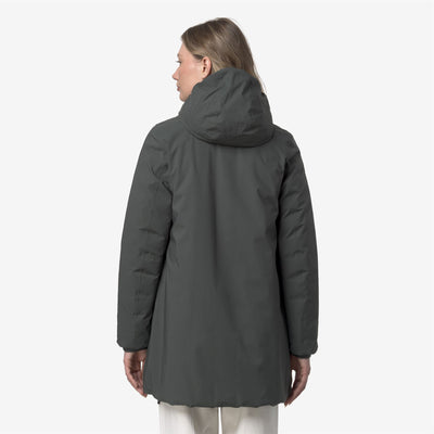 SOPHIE ST THERMO REVERSIBLE - Jackets - Mid - WOMAN - GREEN BLACKISH-Black Pure