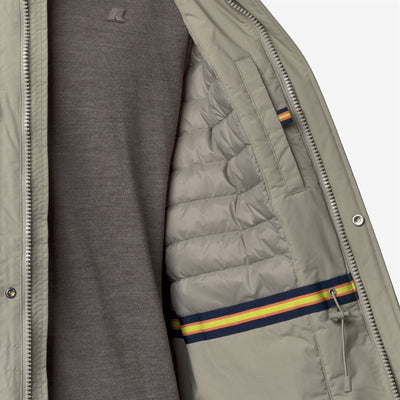 MANUEL WARM OTTOMAN - Jackets - Mid - MAN - Green Oak