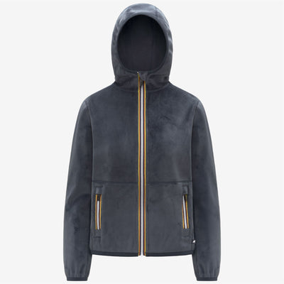 LILY VELOUR POLAR REVERSIBLE - Fleece - Jacket - WOMAN - Blue Airforce Combo